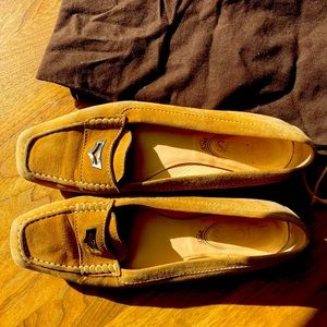 Tod's iconic loafers Tan Suede